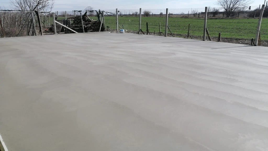 Beton elicopterizat pe suprafață mare cu finisaj durabil și rezistent la trafic intens